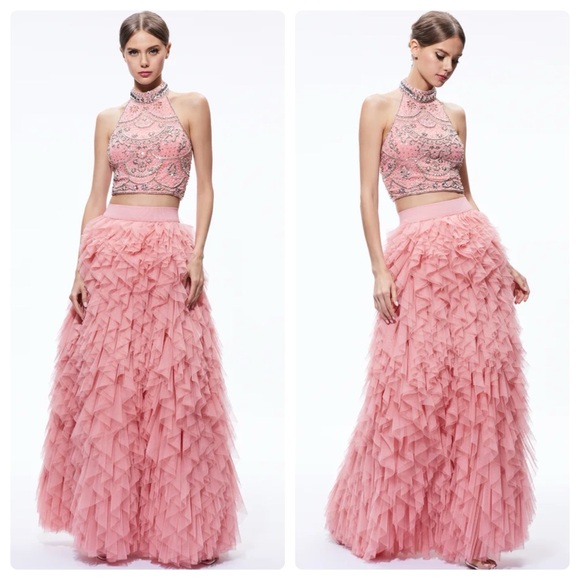 ALICE + OLIVIA Gatz Embellished High Neck Top - Picture 9 of 14